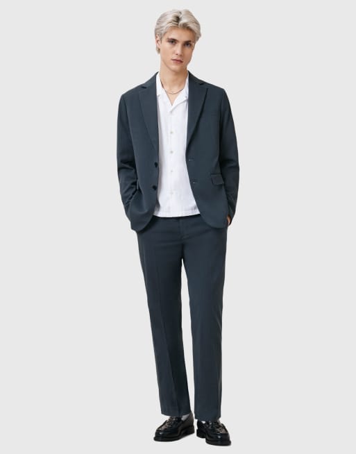 AllSaints - Bay - Blazer in leiblauw, 2 van 5