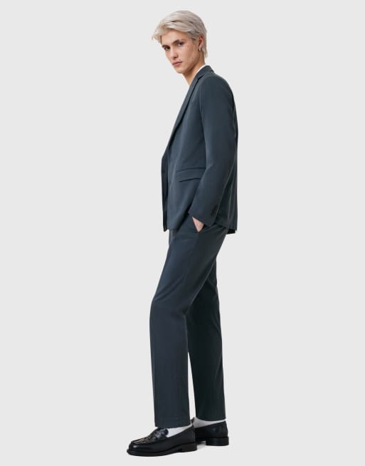 AllSaints – Bay – Blazer in Schieferblau, 5 von 5