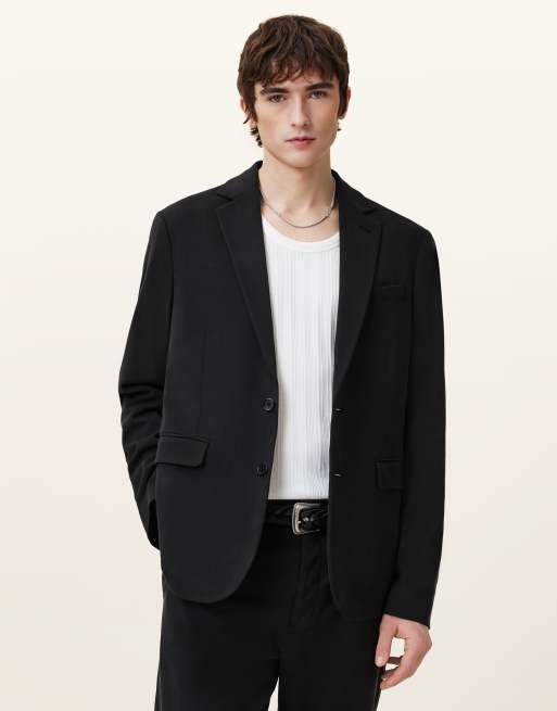 AllSaints – Bay – Blazer in Schwarz
