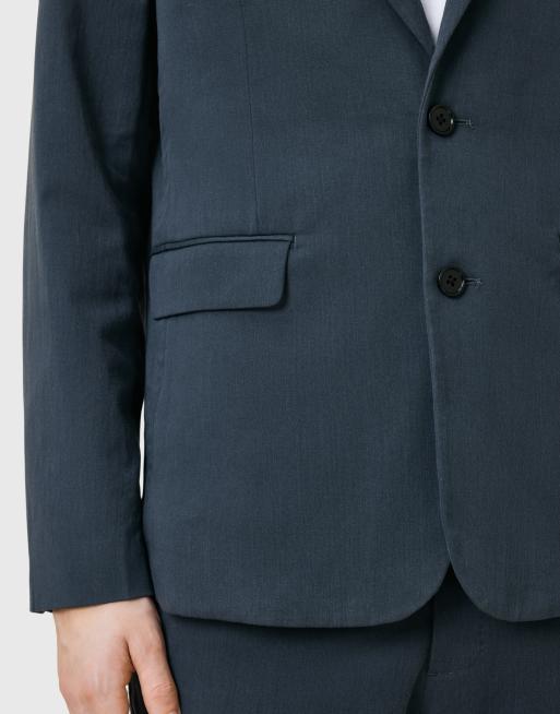 AllSaints bay blazer in slate blue, 4 of 5