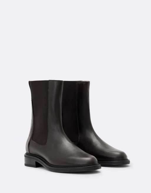 AllSaints Beryl boot en marron foncé, 5 de 6
