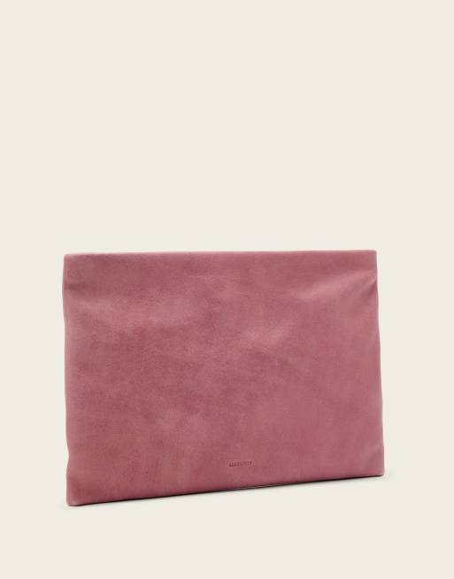 AllSaints – Bettina – Clutch in Himbeerrosa, 4 von 4
