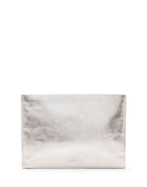 AllSaints – Bettina – Clutch in Silber - view 1