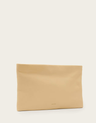 AllSaints - Bettina - Clutch in zartem Gelb