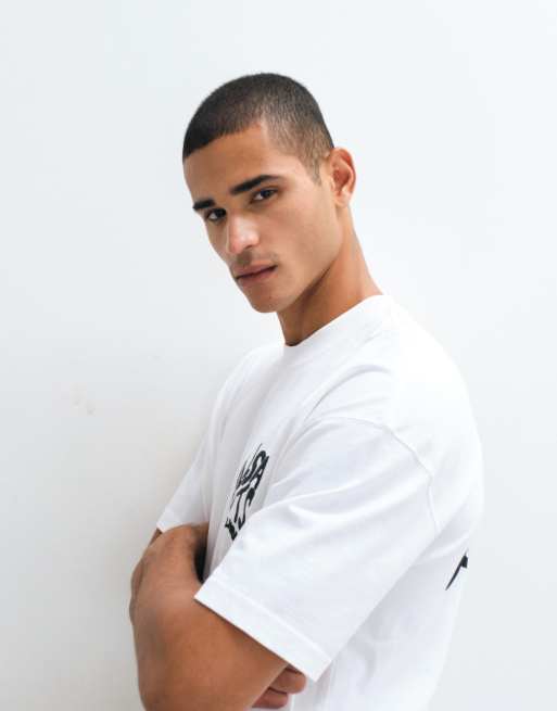 AllSaints – Biały T-shirt z napisem Orlando na plecach, 2 z 5