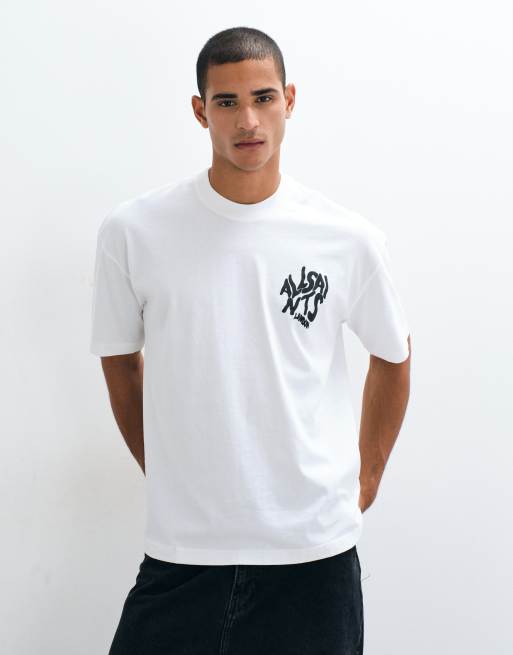 AllSaints – Biały T-shirt z napisem Orlando na plecach, 5 z 5