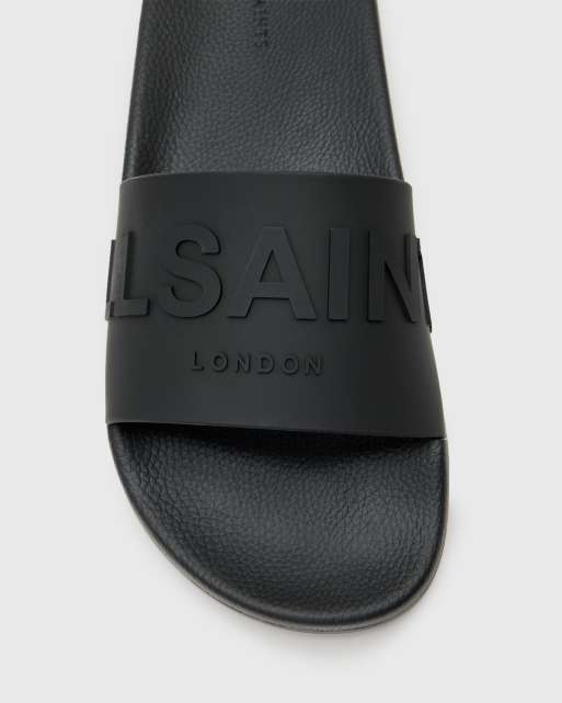 AllSaints - Biggy - Claquettes en caoutchouc - Noir, 4 de 4