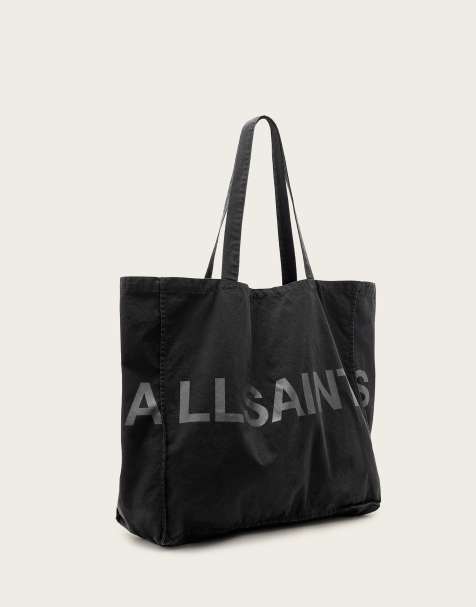 AllSaints - Biggy - Grote tote tas in zwart - view 1