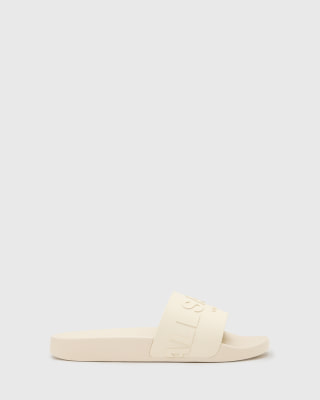 Allsaints Biggy Rubber Slides In White