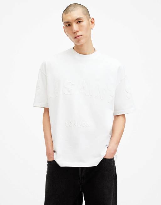 AllSaints - Biggy - T-shirt in wit