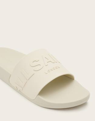 Allsaints Biggy Slip On Logo Slides