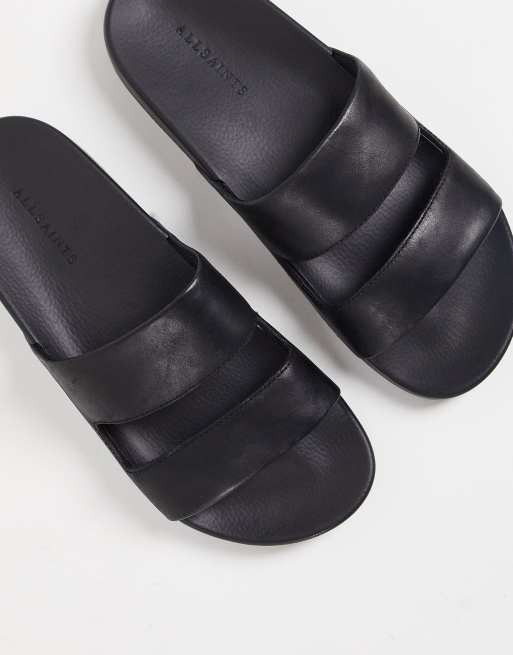 AllSaints black slides | ASOS