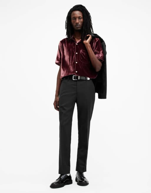 AllSaints - Blackwater - Broek in antracietgrijs