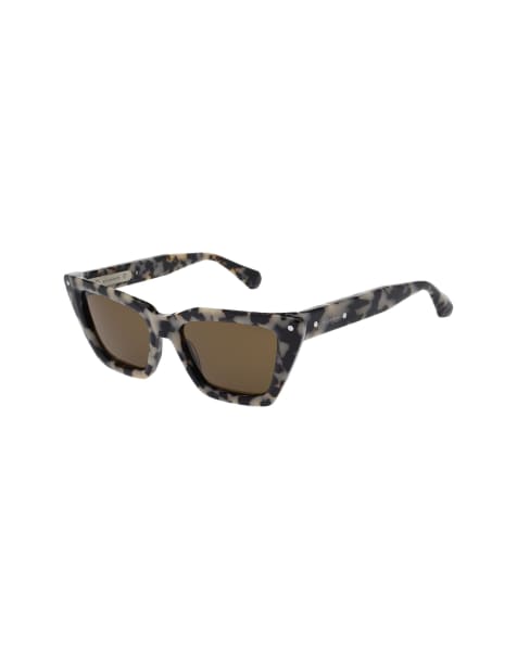 AllSaints Blair sunglasses in black - view 1