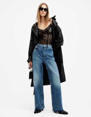 AllSaints - Blake - Jeans in dunklem Indigoblau