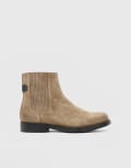 [AllSaints] AllSaints Bloom suede chelsea boots in stone grey 44 Stone Grey