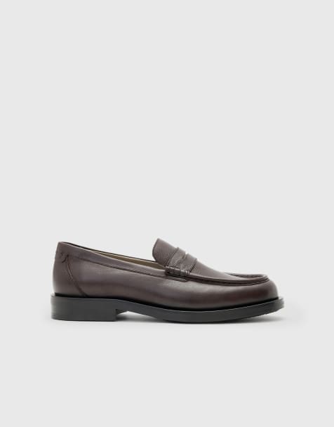 AllSaints – Bloom – Svarta loafers - view 1