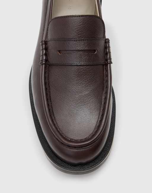 AllSaints – Bloom – Svarta loafers, 3 av 4