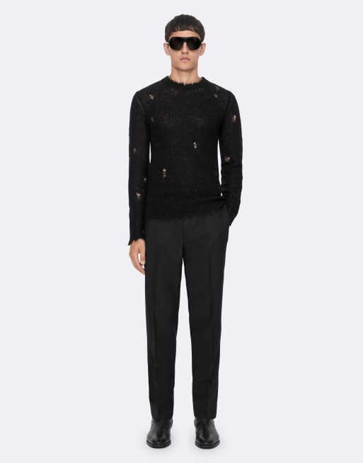 AllSaints Blunt broek in zwart, 2 van 6