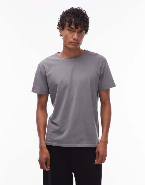 AllSaints Bodega t-shirt in fossil grey - view 1