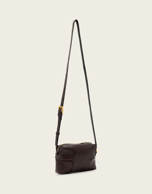AllSaints - bolso bandolera tipo cartera Acre en rojo, 1 de 4
