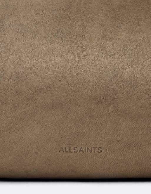 AllSaints - bolso de hombro Siloh en gris brumoso, 3 de 4