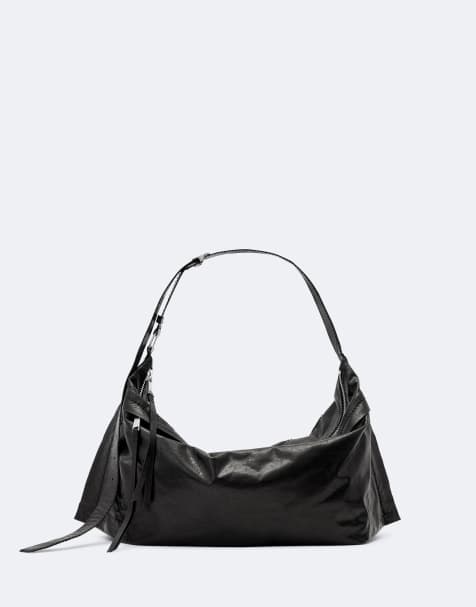 AllSaints bolso duffle pequeño en negro - view 1