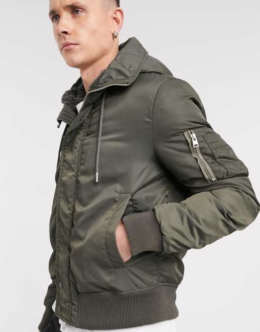 All saints on sale mens bomber jacket