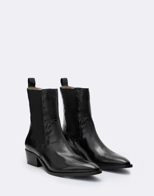 AllSaints bota Jura con pespuntes en negro, 2 de 5
