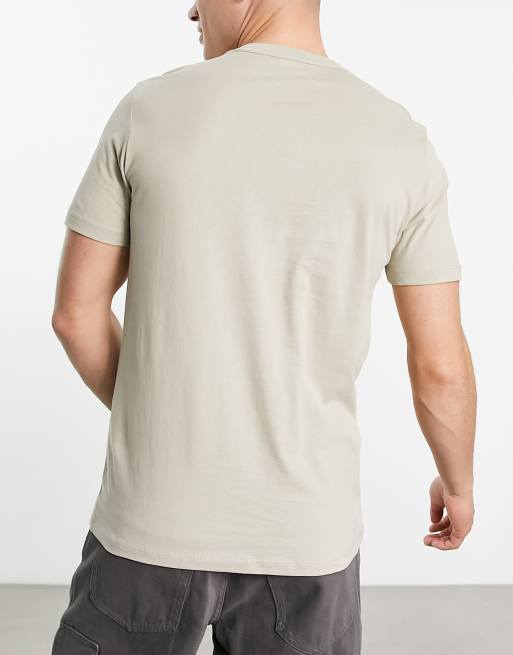 AllSaints Brace 3 pack brushed cotton t-shirts in sage green / white / pink, 2 of 4