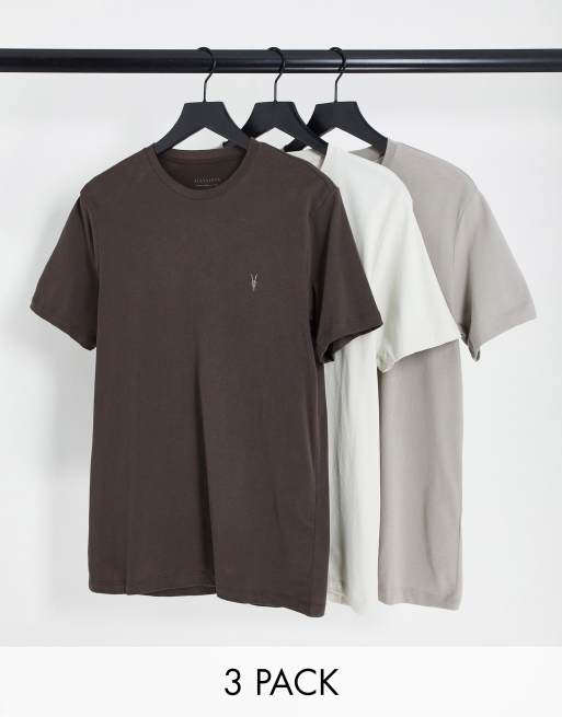 L'équip - Beige 3 Saints Print T Shirt