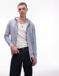 [AllSaints] AllSaints brace hoodie in willow blue XS Willow blue