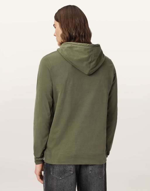 AllSaints – Brace Oth – Kapuzenpullover in wildem Grün, 3 von 7