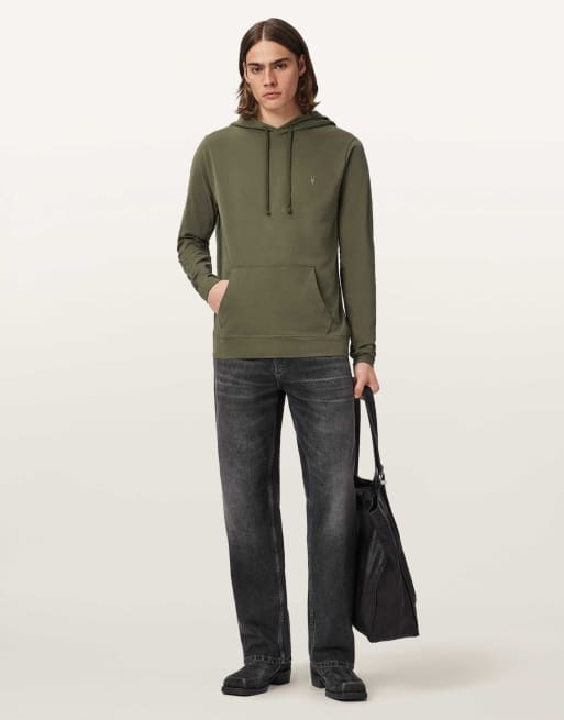 AllSaints – Brace Oth – Kapuzenpullover in wildem Grün, 5 von 7