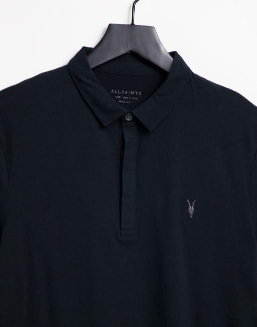 AllSaints - Brace - Polo - Noir de jais, 4 de 4