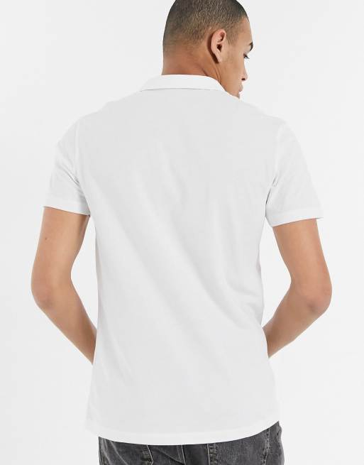 All saints 2024 white polo shirt