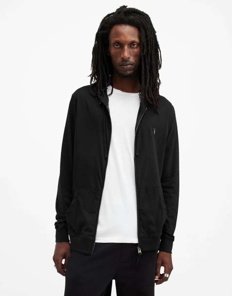 AllSaints - Brace - Sweat à capuche - Noir de jais - view 1