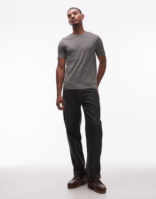Allsaints - Brace - T-shirt - Kaki/noir/vert, 3 de 5