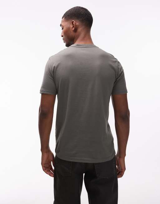 Allsaints - Brace - T-shirt - Kaki/noir/vert, 4 de 5