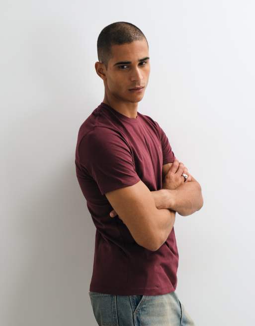 AllSaints Brace t-shirt med korta ärmar och logga i rött, 5 av 5