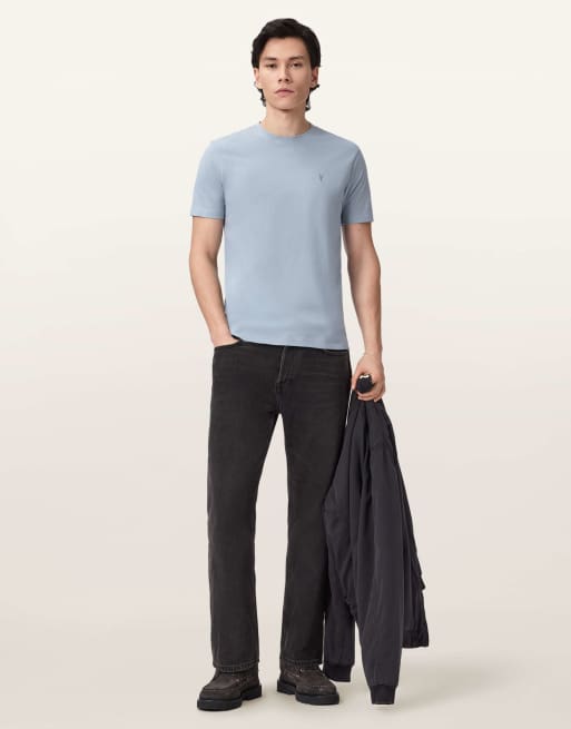 AllSaints - Brace - T-shirt ras de cou à manches courtes - Bleu, 6 de 6