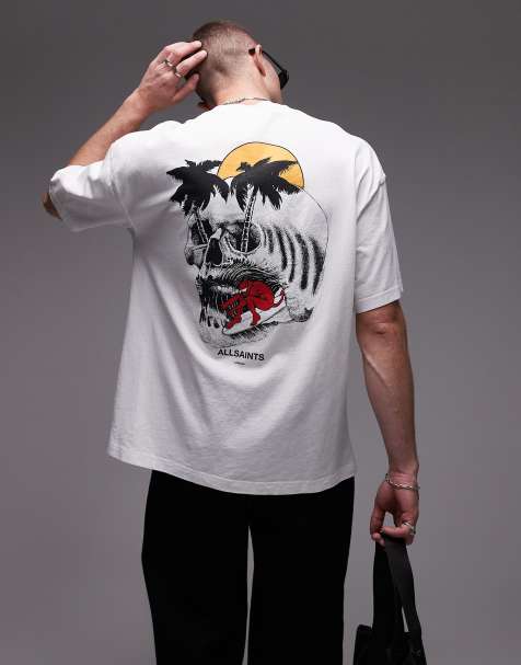 AllSaints - Breaker - Hvid T-shirt - view 1