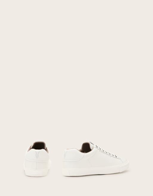 AllSaints - Brody - Baskets basses en cuir - Blanc, 6 de 6