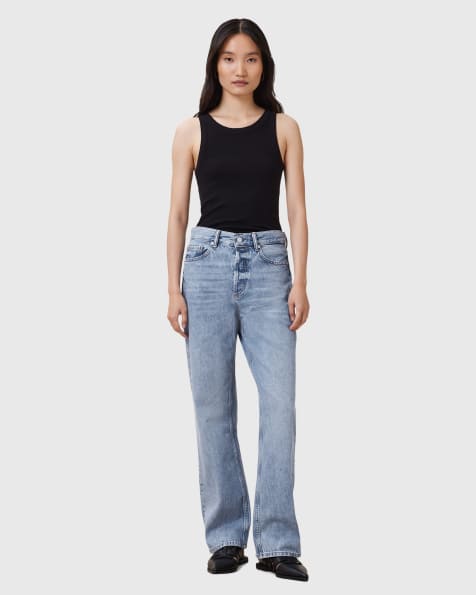 Allsaints brooklyn jean in mid indigo - view 1