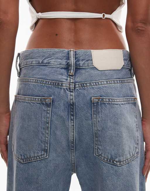 AllSaints Brooklyn jeans in mid indigo, 4 of 5