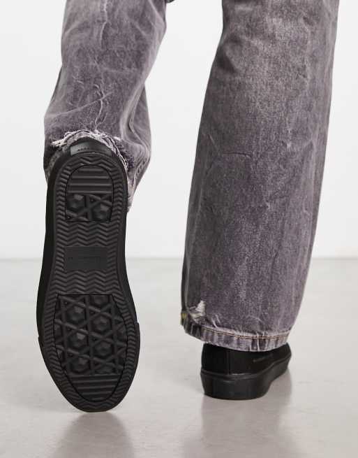 AllSaints Bryce high top trainers in black | ASOS display picture 1