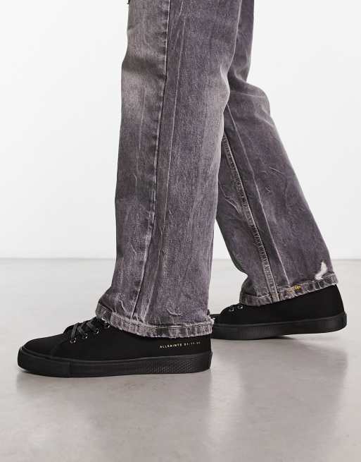 AllSaints Bryce high top trainers in black ASOS
