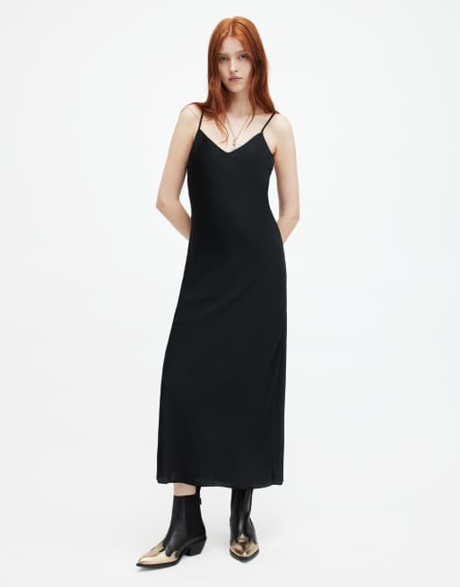 AllSaints – Bryony – Kleid in Schwarz