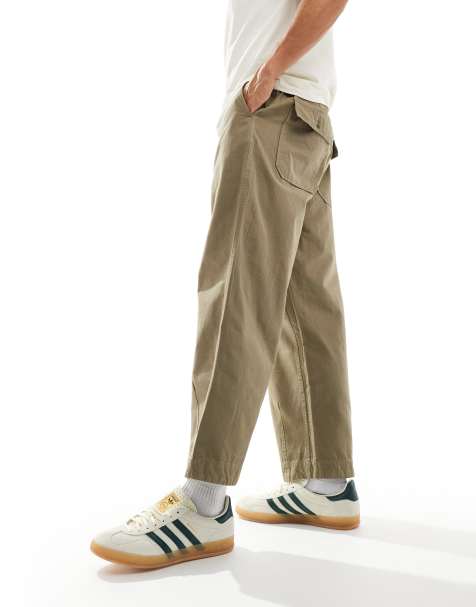 AllSaints Buck trousers in green - view 1