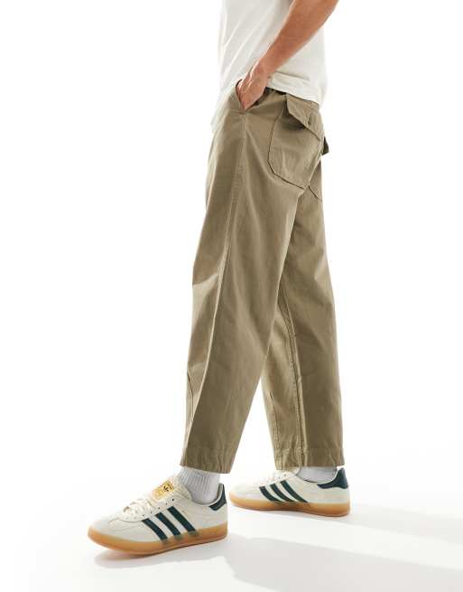 AllSaints Buck trousers in green